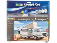 67344 Revell Подарочный набор со сборной моделью Volkswagen T3 Camper (1:25) 67344 Revell Подарочный набор со сборной моделью Volkswagen T3 Camper (1:25)