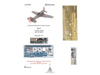 048003 Фототравление Микродизайн Ла-9 (АРК) цветные приборные доски (1:48)