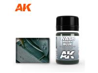 AK-070 AK-Interactive Эмалевая смывка для нанесения эффектов Wash for Panzer Grey, 35 мл.