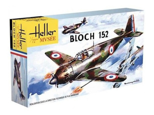 80211 Heller Французский истребитель Bloch 152 (1:72)