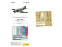 048071 Фототравление Микродизайн Як-7Б/Як-9 посадочные щитки (Звезда) (1:48)