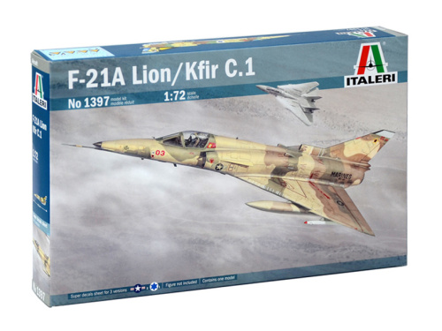 1397 Italeri Самолёт F-21A Lion/Kfir C.1 (1:72)