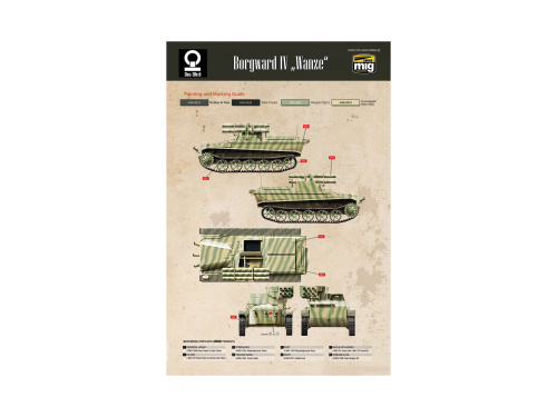 DW35008 Das Werk Противотанковая САУ Borgward IV Panzerjager "Wanze" (1:35)