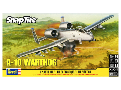 11181 Revell Американский штурмовик A-10 Warthog (Snap Type) (1:72)