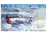 02263 Trumpeter Американский самолёт P-47D Thunderbolt Bubbletop (1:32) 02263 Trumpeter Американский самолёт P-47D Thunderbolt Bubbletop (1:32)