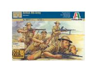 6077 Italeri Солдаты Восьмой британской армии. Африка 1942 г., 48 фигур (1:72)