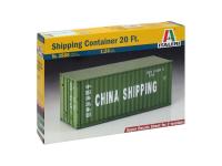 3888 Italeri Грузовой контейнер Shipping Container 20 Ft. (1:24)