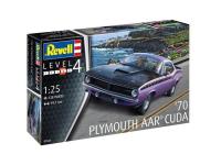 07664 Revell Автомобиль Plymouth AAR Cuda 1970 (1:25)