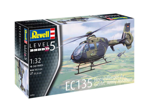 04982 Revell Немецкий вертолет EC135 Heeresflieger (1:32)