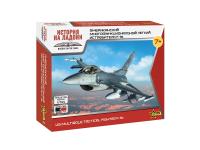 7435 Звезда Американский многофункциональный легкий истребитель F-16 (1:144)
