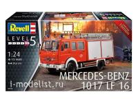 07655 Revell Пожарный автомобиль Mercedes Benz 1017 LF16 (1:24)