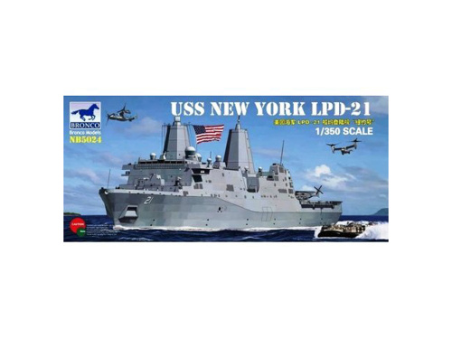 NB5024 Bronco USS Десантный корабль LPD-21 "New York" (1:350)