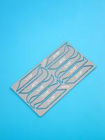 3931 JAS Набор скрайберов, 0.3 мм, к цанговому зажиму, 10 шт.