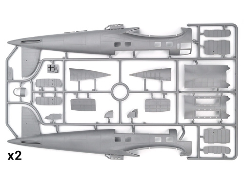 48260 ICM Немецкий буксировщик планеров He 111Z-1 Zwilling, II МВ (1:48)