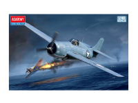 12355 Academy Американский самолёт  Vought F4U-4 Corsair - Battle of Midway (1:48)