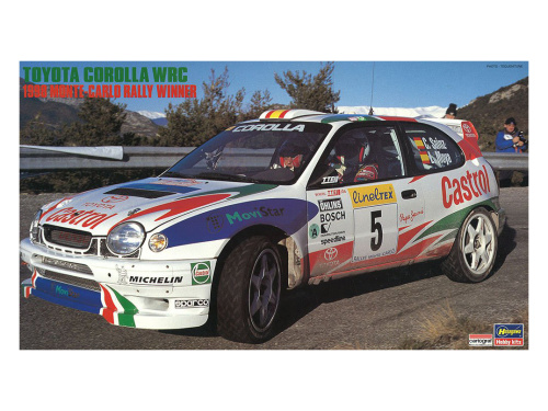 20266 Hasegawa Автомобиль Toyota Corolla WRC 1998 Monte Carlo Rally Winner (1:24)