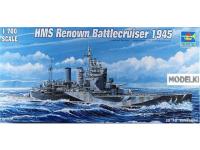 05765 Trumpeter Линкор HMS "Renown" 1945 г. (1:700) 05765 Trumpeter Линкор HMS "Renown" 1945 г. (1:700)