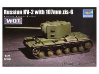 07162 Trumpeter КВ-2 с 107мм пушкой ЗИС-6 (1:72)