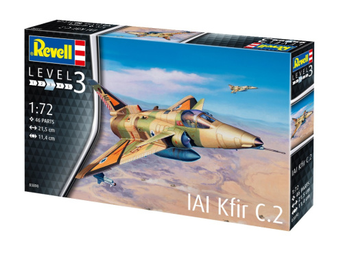 03890 Revell Израильский истребитель-бомбардировщик Kfir C-2 (1:72)
