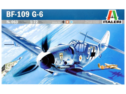 0063 Italeri Самолёт Bf.109 G-6 (1:72)