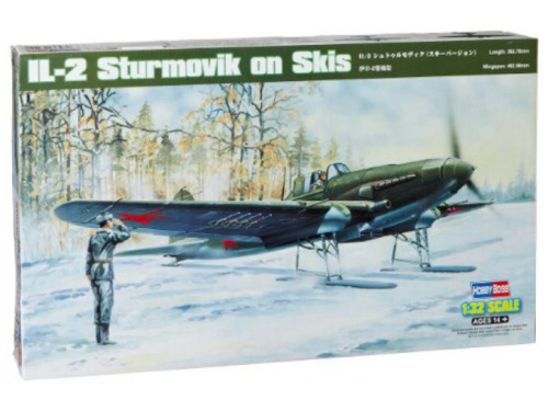 83202 Hobby Boss Советский штурмовик ИЛ-2 на лыжах (1:32)