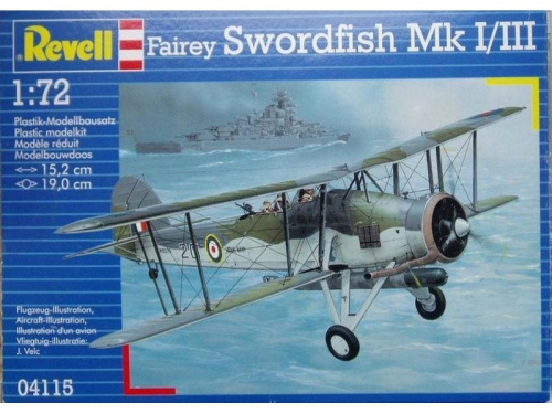 04115 Revell Британский торпедоносец Fairey Swordfish (1:72)