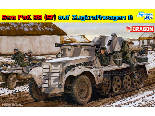 6719 Dragon Немецкая САУ с пушкой 5cm PaK 38 (Sf) auf Zugkraftwagen 1t (1:35)