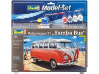 67399 Revell Подарочный набор. Автомобиль Volkswagen T1 - Samba Bus (1:24) 67399 Revell Подарочный набор. Автомобиль Volkswagen T1 - Samba Bus (1:24)