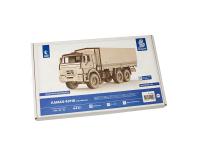 Конструктор из дерева. КАМАЗ-43118 бортовой (рестайлинг) 1:35. Baumi 11019