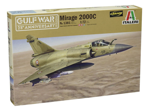 1381 Italeri Французский истребитель Mirage 2000C Война в Персидском заливе (1:72)