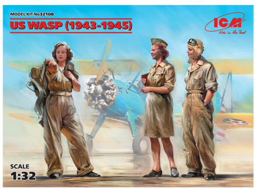 32108 ICM Американские летчицы II МВ (1943-1945 г.) (3 фигуры) (1:32)
