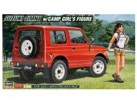 52301 Hasegawa Автомобиль Suzuki Jimny с фигуркой девушки (Limited Edition) (1:24)