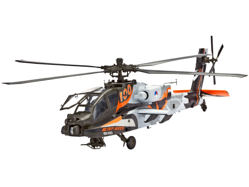 64896 Revell Подарочный набор с моделью голландского вертолёта AH-64D Apache 100-Mil (1:48)