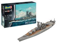 66822 Revell Подарочный набор. Японский линкор Musashi (1:1200)