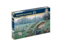 6049 Italeri Аксессуары для диорам. Оборонительные заграждения и аксессуары (1:72)