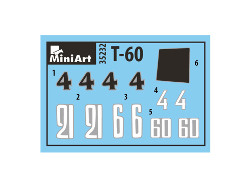 35232 MiniArt Танк Т-60 поздних выпусков, экранированый (Горьковский автомобильный завод). Набор с и