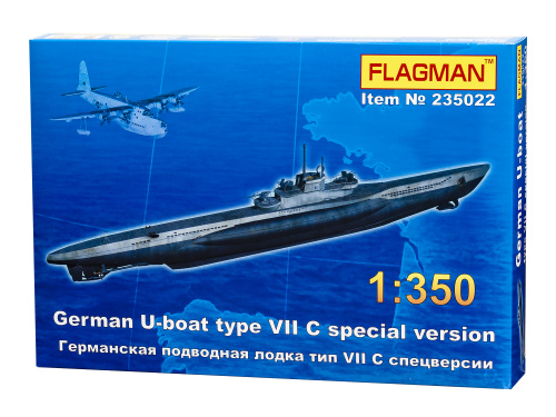 235022 Флагман Немецкая подводная лодка Type VIIС специальная версия (1:350)