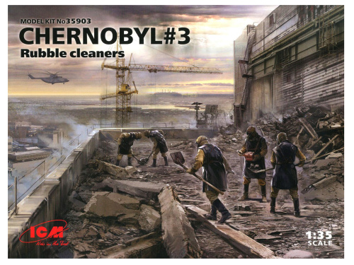 35903 ICM Ликвидаторы (5 фигур) Чернобыль №3 (1:35)
