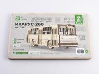 Конструктор из дерева.Автобус Икарус-260, 1:43. Baumi 12101