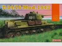 7596 Dragon Советский средний танк T-34/76 образца 1943 г. (1:72)