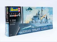 05143 Revell Немецкий фрегат типа Бремен F122 (1:300)