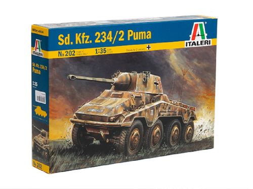 0202 Italeri Немецкий бронеавтомобиль Sd.Kfz. 234/2 Puma (1:35)