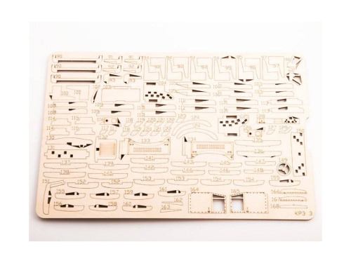 Конструктор из дерева. Грузовой автомобиль КРАЗ-255 бортовой, 1:35. Baumi 11005