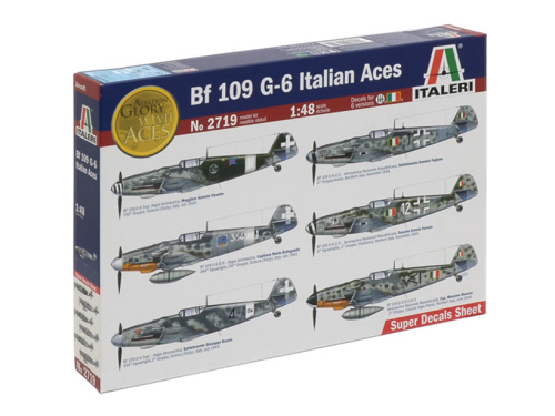 2719 Italeri Самолёт BF-109 G-6 Italian Aces (1:48)