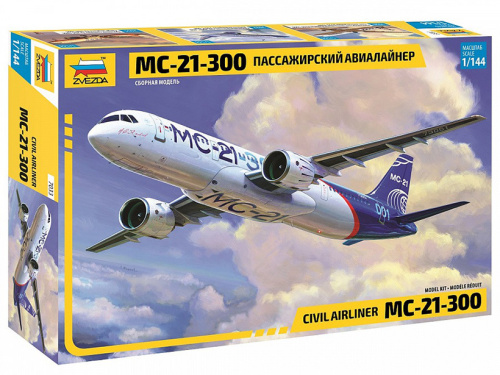 7033 Звезда Пассажирский авиалайнер МС-21-300 (1:144)