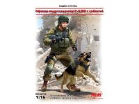 16102 ICM Офицер подразделения K-9 IDF с собакой (1:16)