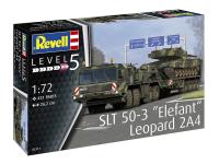 03311 Revell Германский транспортёр SLT 50-3 Elefant с танком Leopard 2A4 (1:72)