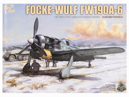 BF-003 Border Model Немецкий истребитель Focke-Wulf FW190A-6 с WGr.21 (1:35)