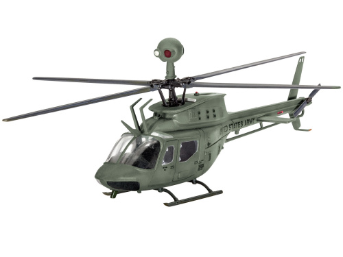 64938 Revell Подарочный набор с американским вертолетом Bell OH-58D Kiowa (1:72)