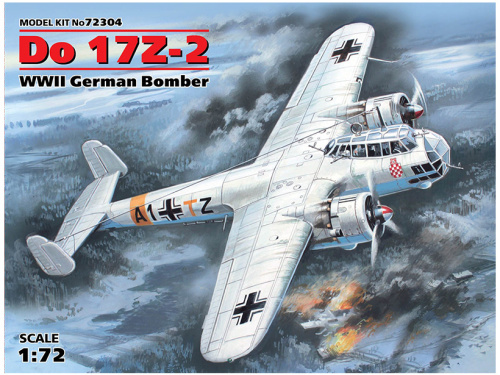 72304 ICM Do 17Z-2, Германский бомбардировщик ІІ МВ (1:72)